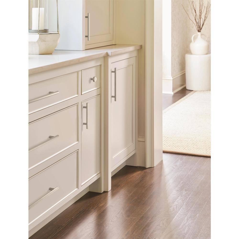 Amerock Caliber 6-5/16 inch (160mm) Center-to-Center Satin Nickel Cabinet Pull