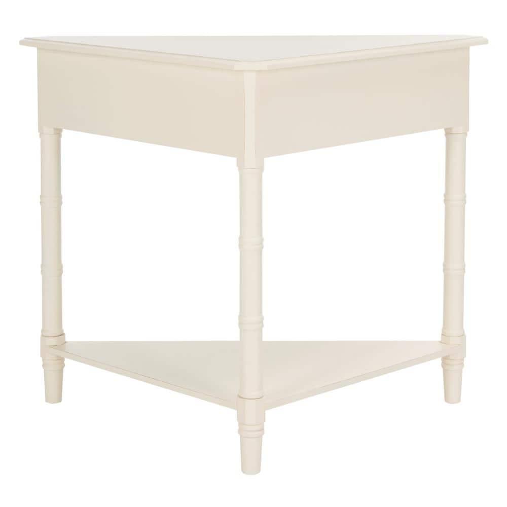 Gomez Corner Table - AMH5709C - Off-White - Safavieh Couture