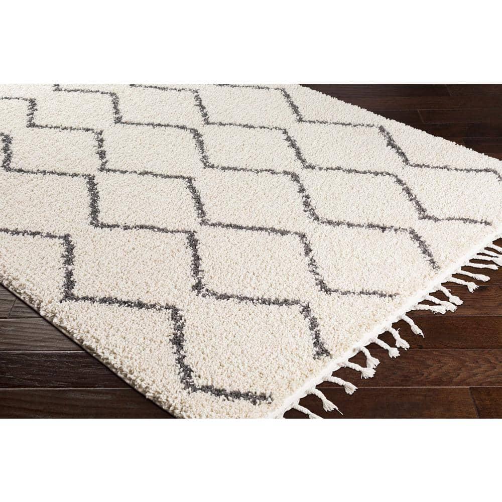 Hauteloom Rectangle Area Rug   Charcoal