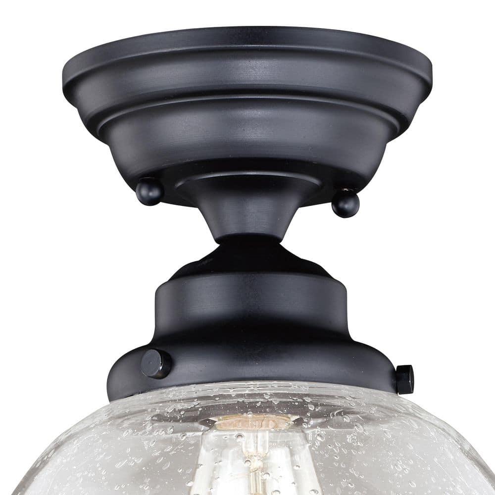 Vaxcel Huntley 1 - Light Flush Mount in  Oil Rubbed Bronze