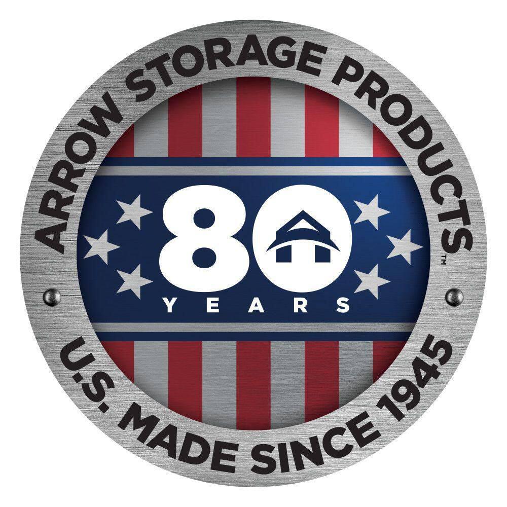 Arrow Arrow Steel Carport with 1 Side Wall Kit, 12X24X07