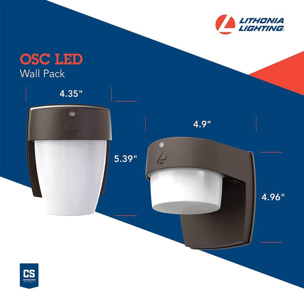 Lithonia Lighting 1 - Head LED Dusk to Dawn Outdoor Security Wall Pack