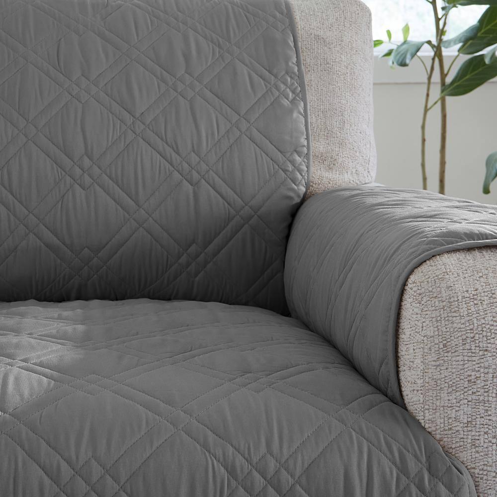 Sure Fit Polyester Box Cushion Sofa Slipcover