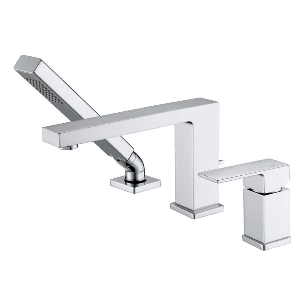 Rift 1 Handle Bathroom Roman Tub Faucet