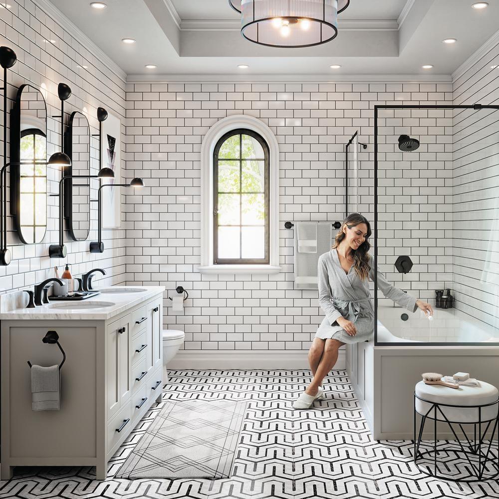 Locarno Widespread Bathroom Faucet with Drain Assembly