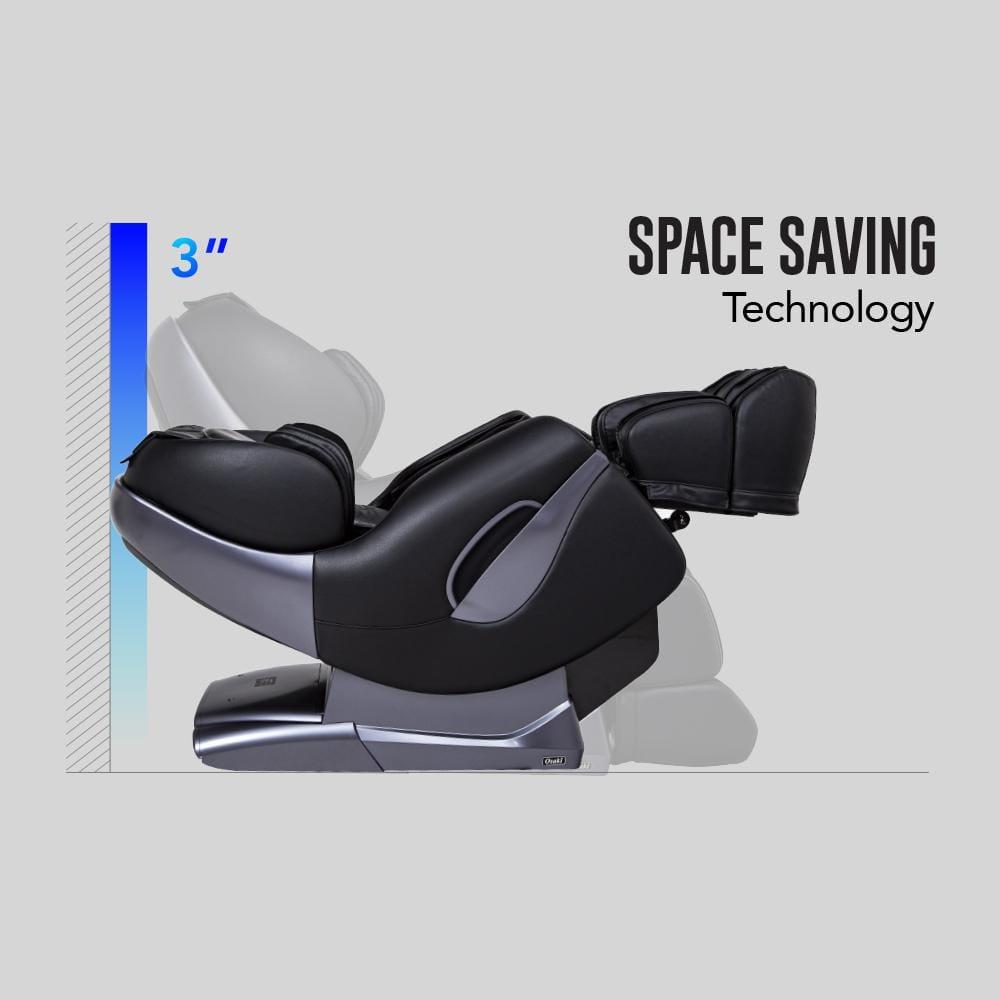 Pro 8500 Series Black Faux Leather Reclining 2D Massage Chair with Zero Gravity, Foot and Calf Massage, Heated Seat