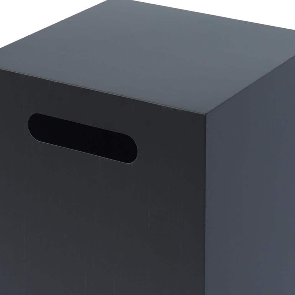 Outdoor Iron 40 Inch Square Fire Pit - 50,000 BTU,Dark Grey