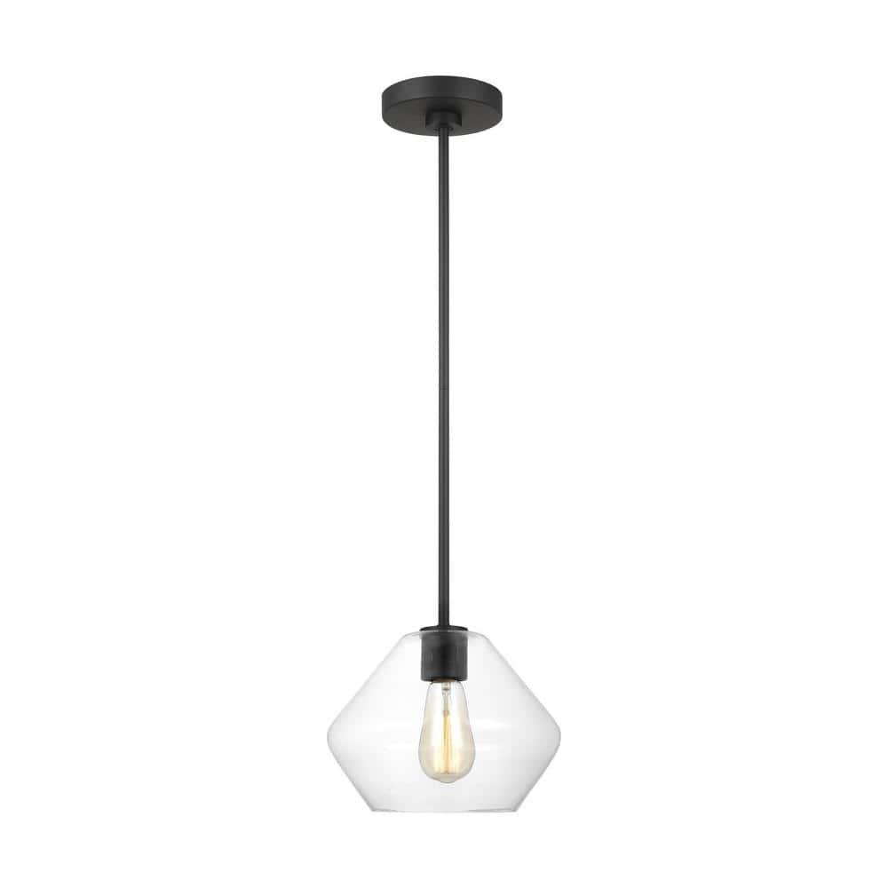 Rooks Single Light Glass Dimmable Pendant