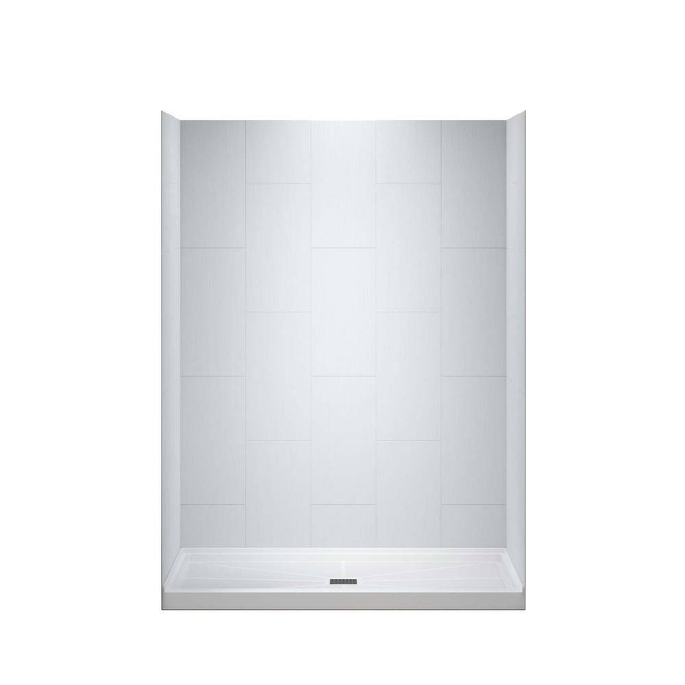 60'' W 75'' H Framed Rectangle Shower Stall