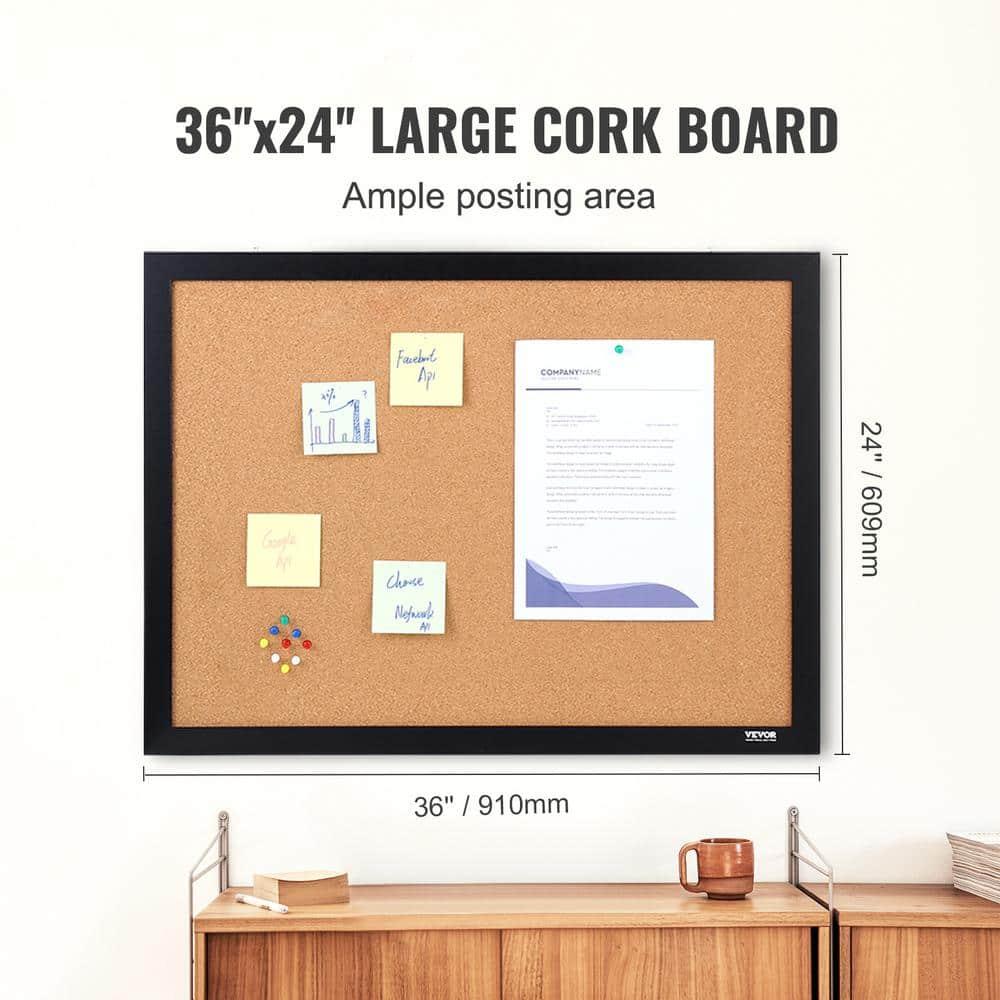 VEVOR Wall Cork Bulletin Board