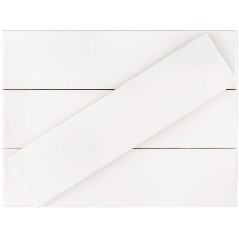 Midland 3'' W x 12'' L Polished Ceramic Subway Tile (5.38 sq. ft. / box)
