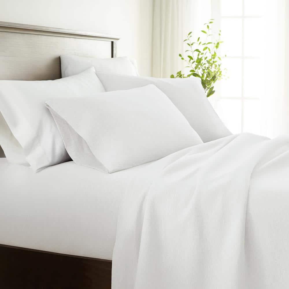 4 Piece 100% Cotton Jersey Knit Sheet Sets
