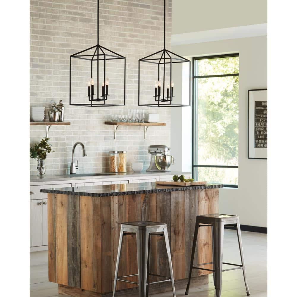 Lucius Pendant Light - Black / 12.25"W