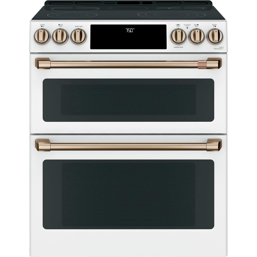 Café Café 30" 6.7 cu. ft. Smart Slide-in Electric Range with Convection and Radiant Cooktop CES750P4MW2