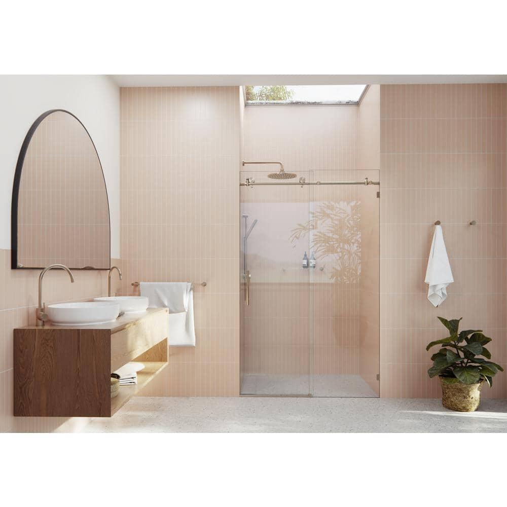 Eclipse 44 - 48 in. x 78 in. Fully Frameless Sliding Shower Door