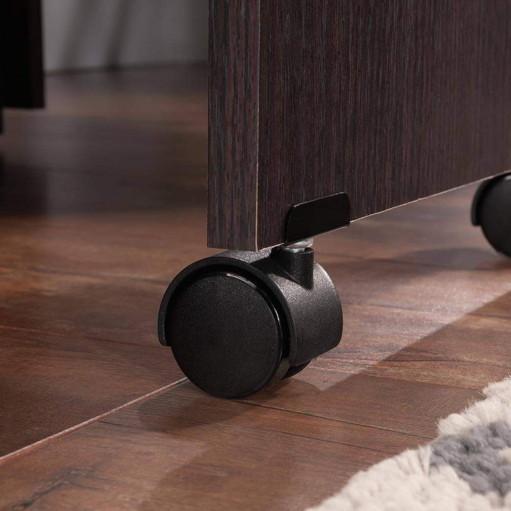 Dakota Oak and Soft White Craft and Sewing Armoire