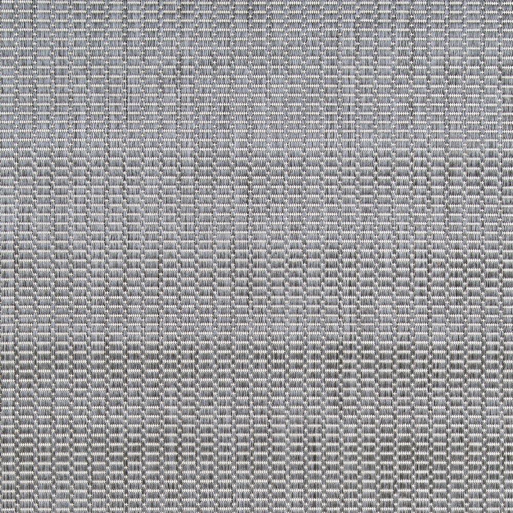 Couristan Recife Saddle Stitch Indoor /Outdoor Area Rug, Grey- White, 2' x 3'7"