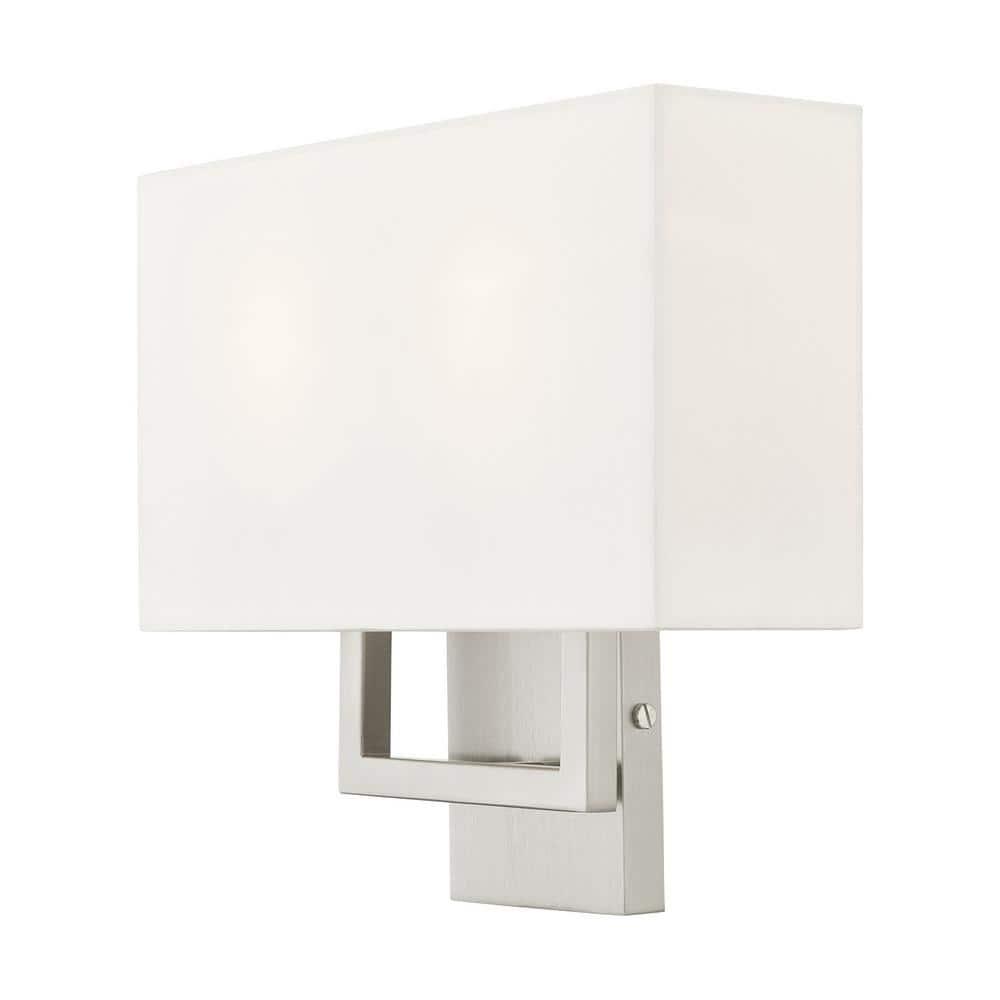 Livex Lighting Pierson 2 - Light Wall Light in  Brushed Nickel