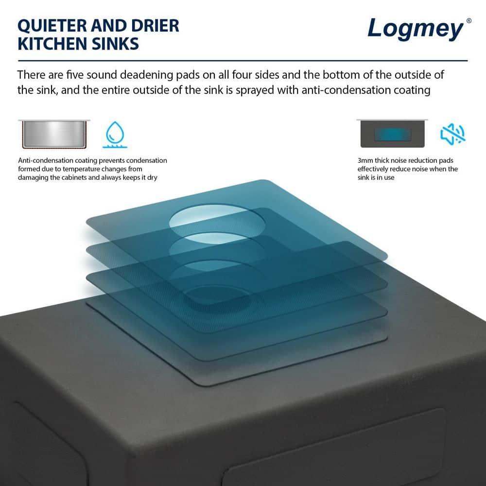 Sarlai 28'' L x 18" W Undermount Single Bowl Stainless Steel Kitchen Sink with Sink Grid and Basket Strainer SU2818R