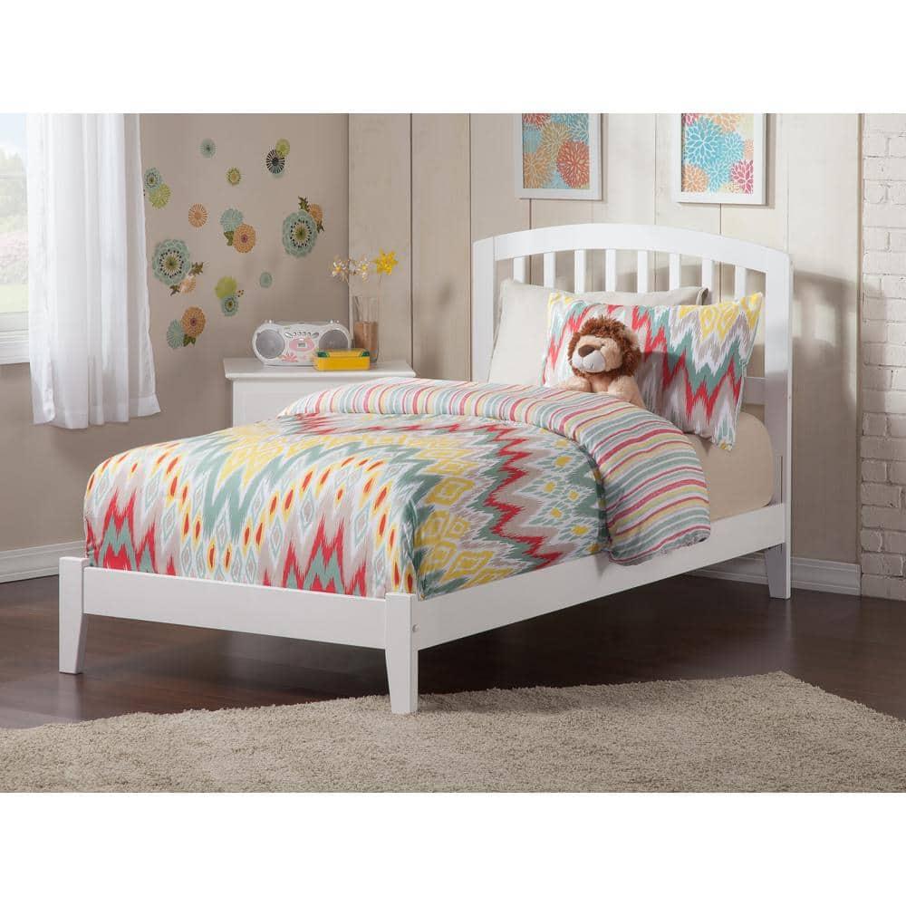 Richmond Twin Traditional Bed in White