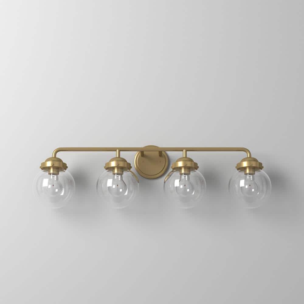 Designers Fountain - Four Light Bathroom Fixture - Knoll - Four Light Bath Bar