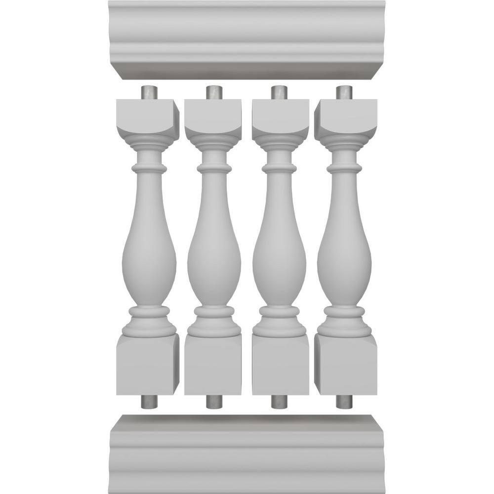 Ekena Millwork Legacy White Porch And Stair Railings