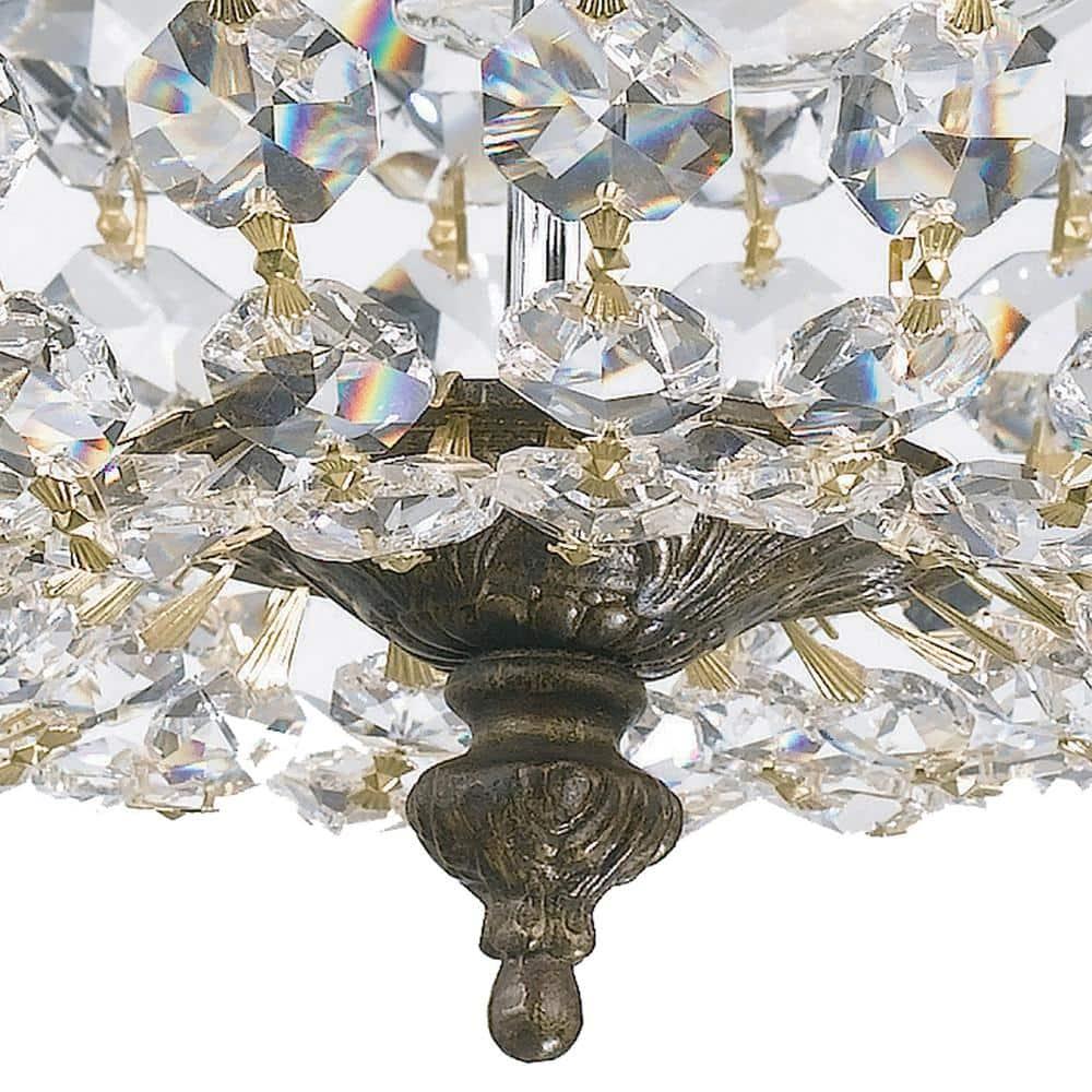 Crystorama Lighting - Three Light Ceiling Mount - Ceiling Mount - Three Light