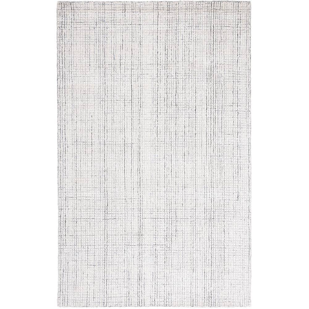 Abstract ABT470 Handmade Indoor Accent Rug - Ivory/Grey - 2'x3' - Safavieh
