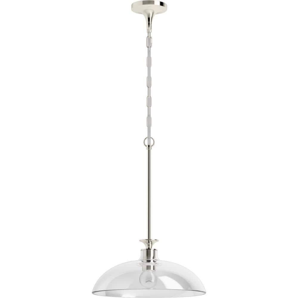 Tone 1 Light Pendant Lighting Fixture for Kitchen Island, 6' Adjustable Cord Length