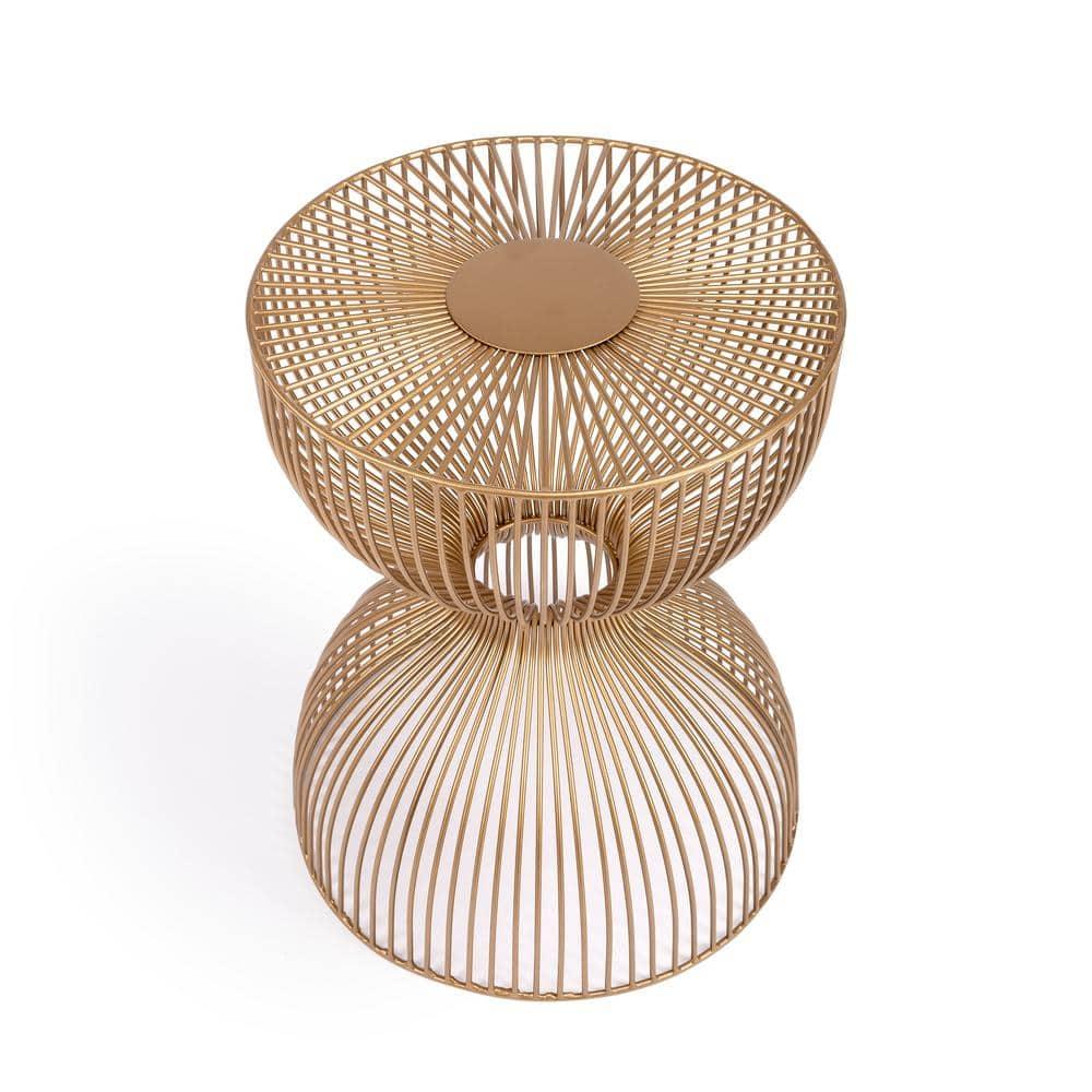 Butler Specialty Nicholas Gold Metal End Table