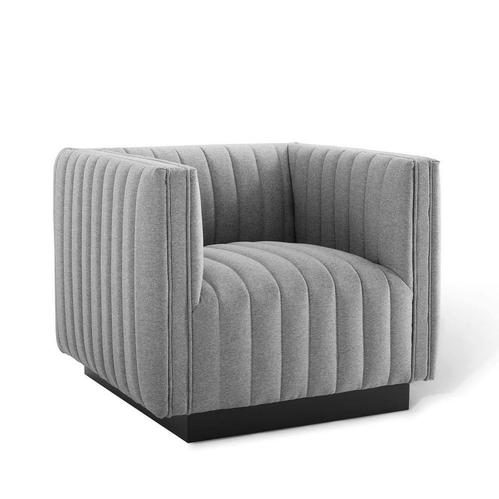 Modway Conjure Channel Tufted Performance Velvet Accent Armchair