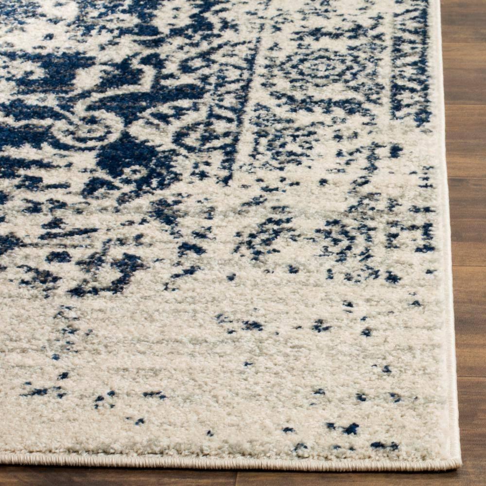 Madison MAD603 Power Loomed Indoor Area Rug - Cream/Navy - 8'x10' - Safavieh