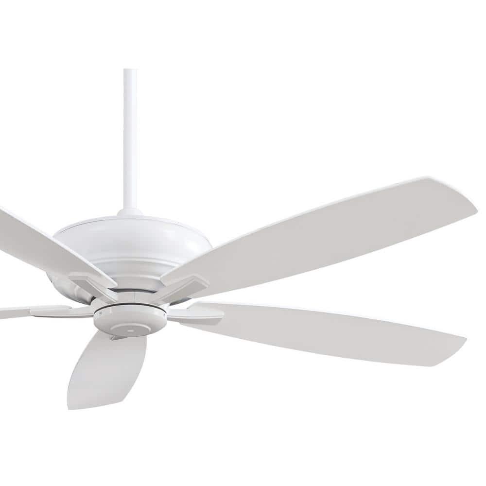 60" Minka Aire Modern Large Indoor Ceiling Fan with Remote Control White for Living Room Kitchen Bedroom Family Dining Home Office