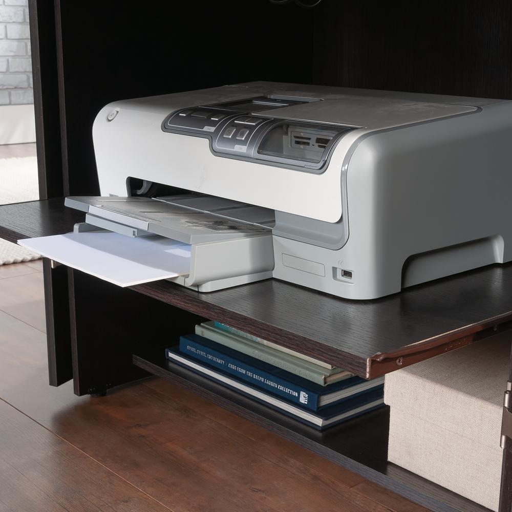 Dakota Oak and Soft White Craft and Sewing Armoire