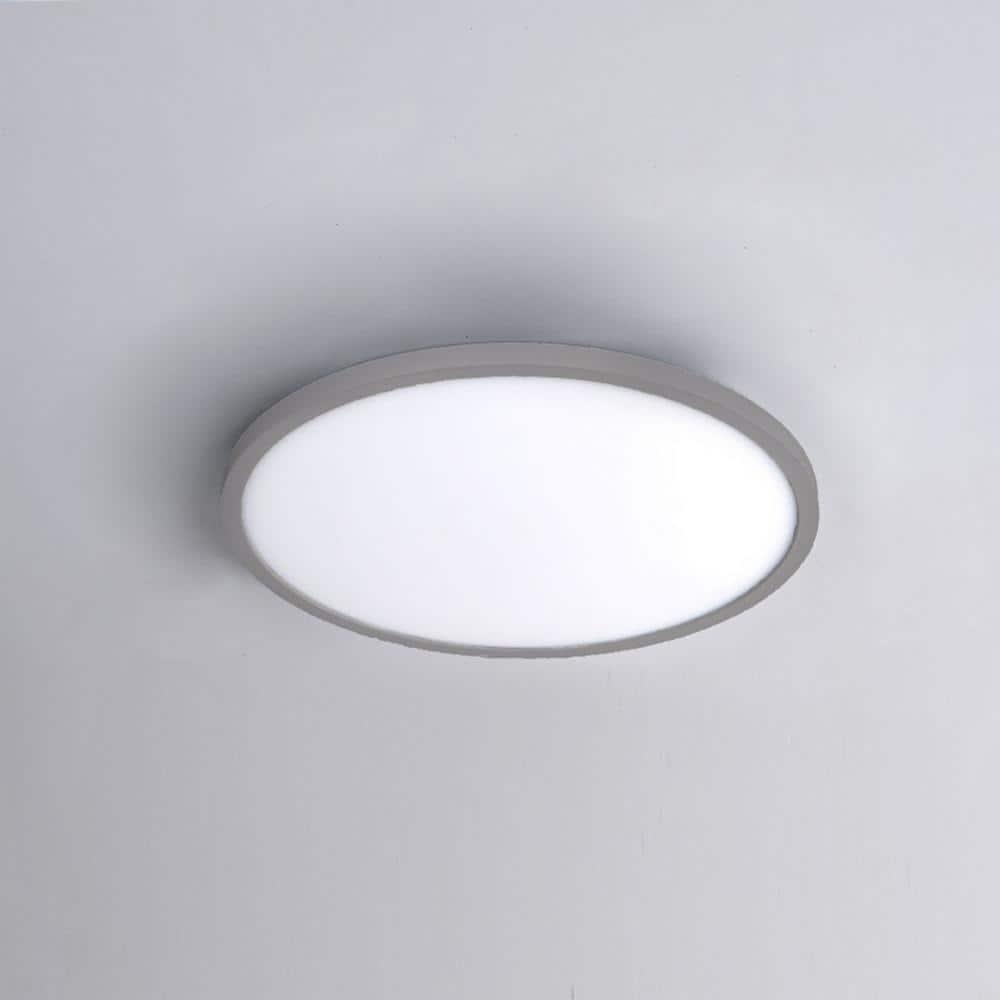 Simple Circle Dimmable LED Flush Mount Light