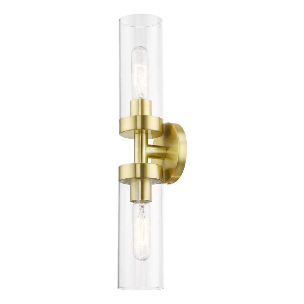 Livex Lighting Ludlow 2 - Light Vanity in  Satin Brass
