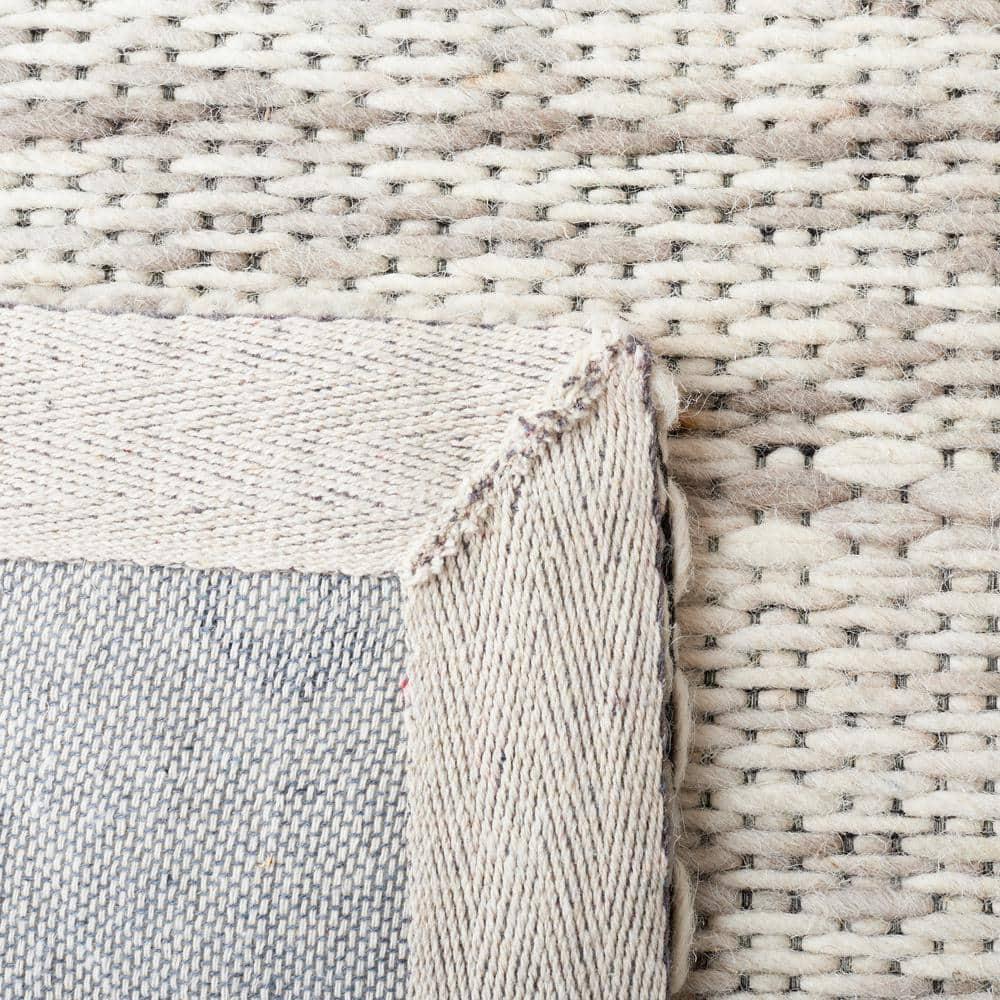 Marbella MRB311 Hand Woven Indoor Area Rug - Grey/Beige - 5'x8' - Safavieh