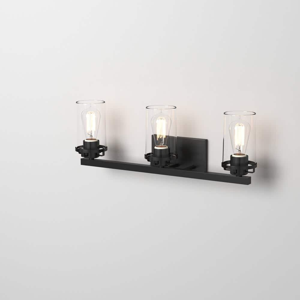 Designers Fountain 93303-BK Jedrek 3 Light Bath in Black