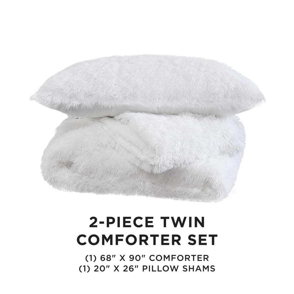 Juicy Couture Juicy Couture Shaggy Faux Fur Comforter & Shams Bedding Sets