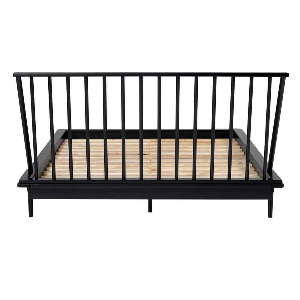 Henline Solid Wood Platform Spindle Bed