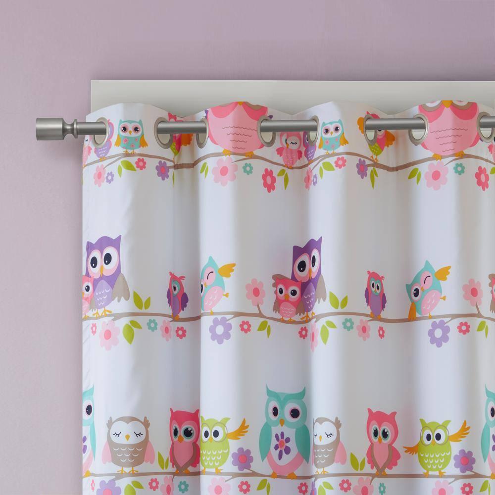 Intelligent Design Kids Wildlife Max Blackout Thermal Grommet Single Curtain Panel