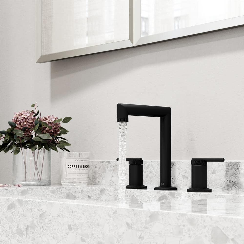 Sterling 7" H Two Handle Widespread Bathroom Faucet