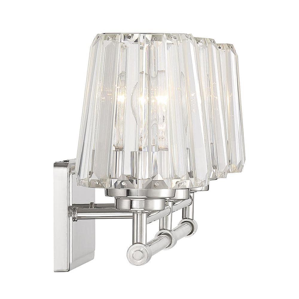 Savoy House Garnet 3 - Light Vanity in  Polished Nickel