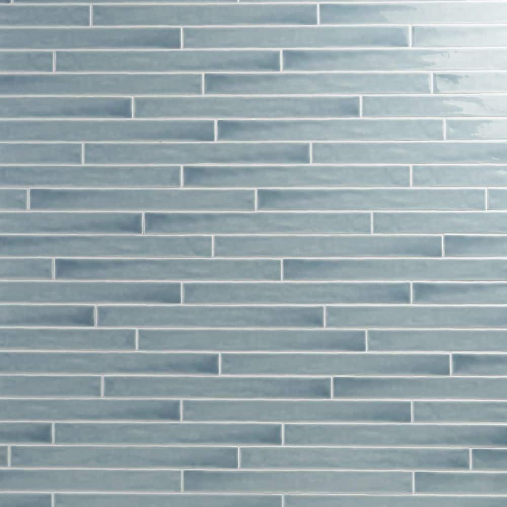 Capetown 2" x 20" Crackled Ceramic Subway Wall Tile (20 pieces/ 5.38 sq. ft./ Case)