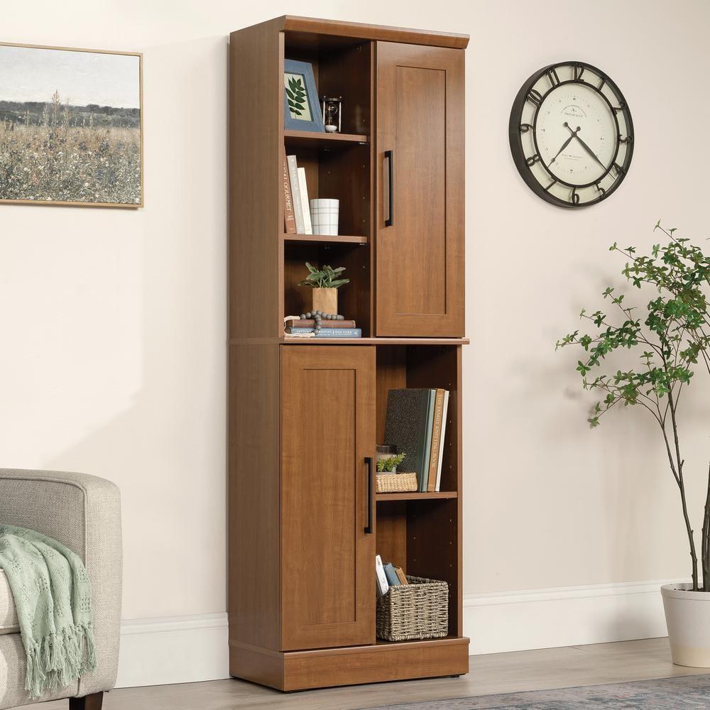 Sauder Homeplus 2 Door Storage Cabinet Sienna Oak