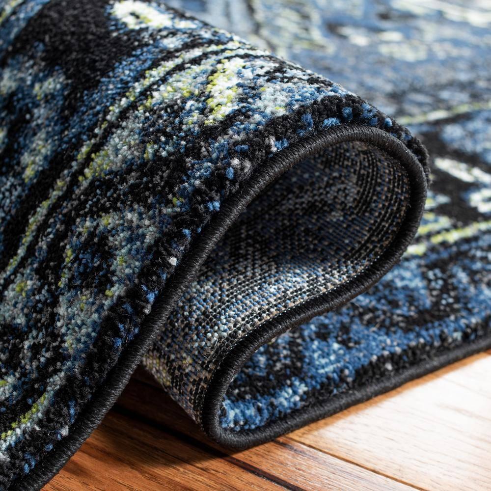 Vintage Hamadan VTH211 Power Loomed Area Rug - Blue/Grey - 6'7"x9' - Safavieh.