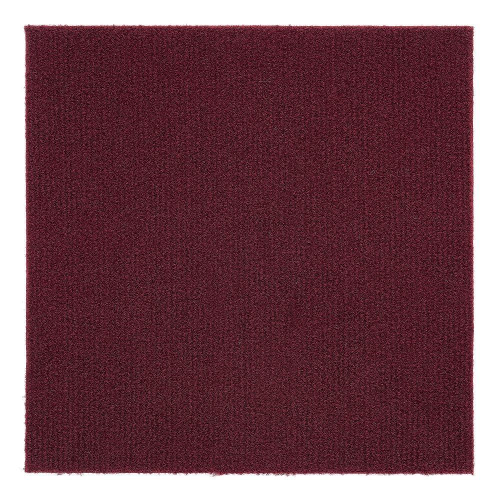 Achim Importing Co Nexus 12'' W x 12'' L Level Loop Adhesive, Peel & Stick Polyester Carpet Tile