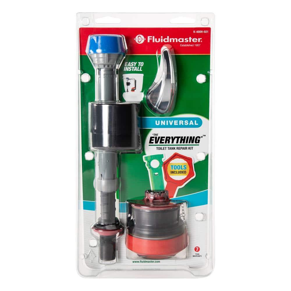 Fluidmaster K-400H-021 Universal 2" Everything Toilet Repair Kit with Installation Tools, New, 1-Pack, Weight 1.97 lbs.