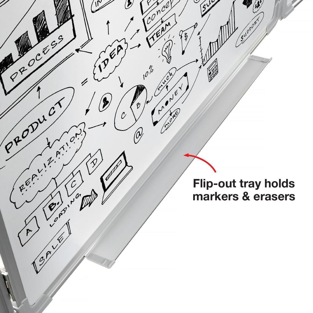 Excello Global Products Wall Steel Magnetic Whiteboard