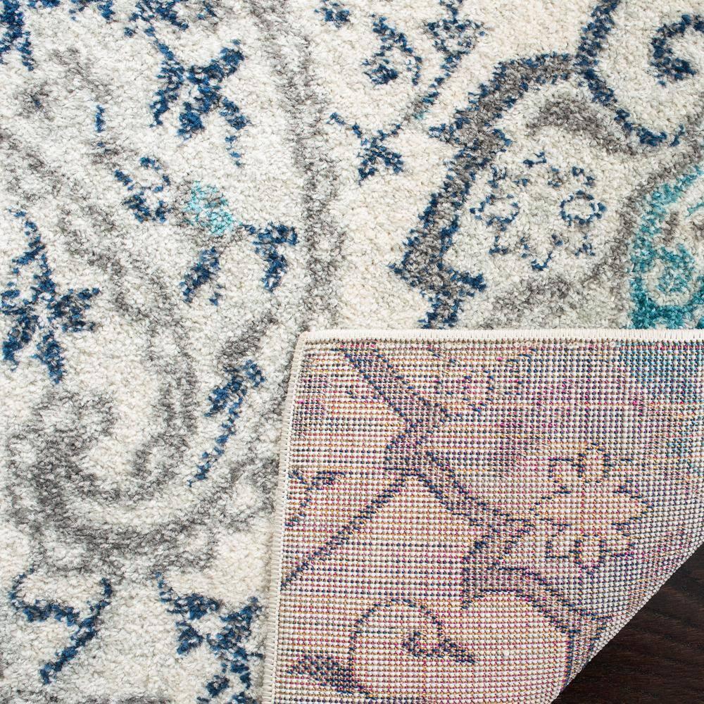 Madison MAD600 Power Loomed Indoor Accent Rug - Cream/Light Grey - 3'x5' - Safavieh